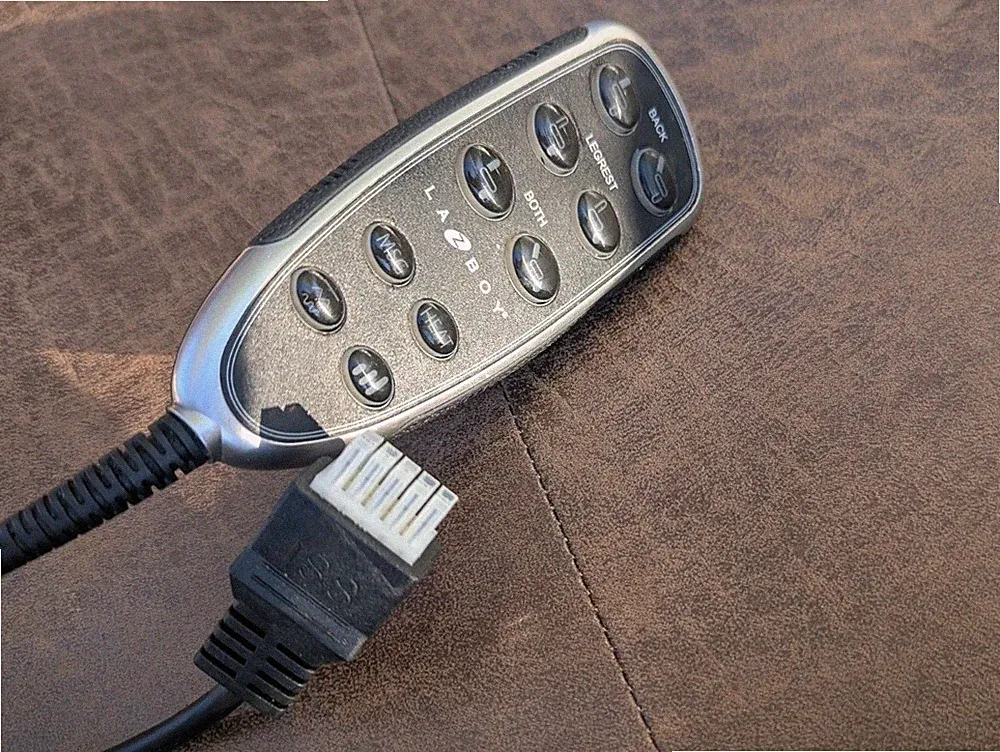 La-Z-boy Power Electric Recliner Chair REMOTE massage heat 11890U-07 Lazy Boy