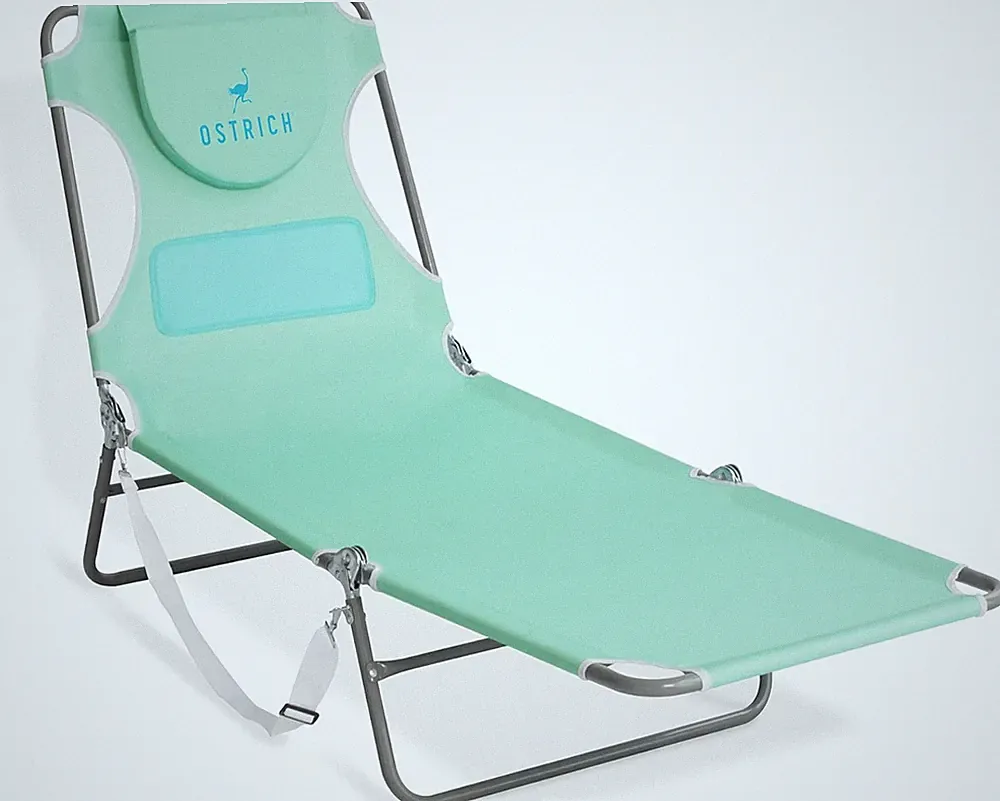 Ladies Comfort Lounger with Chest Support, Portable Reclining Outdoor Patio Beac